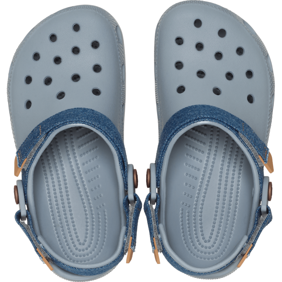 Crocs - Kids' Classic Denim Adjustable Backstrap Clog Kids