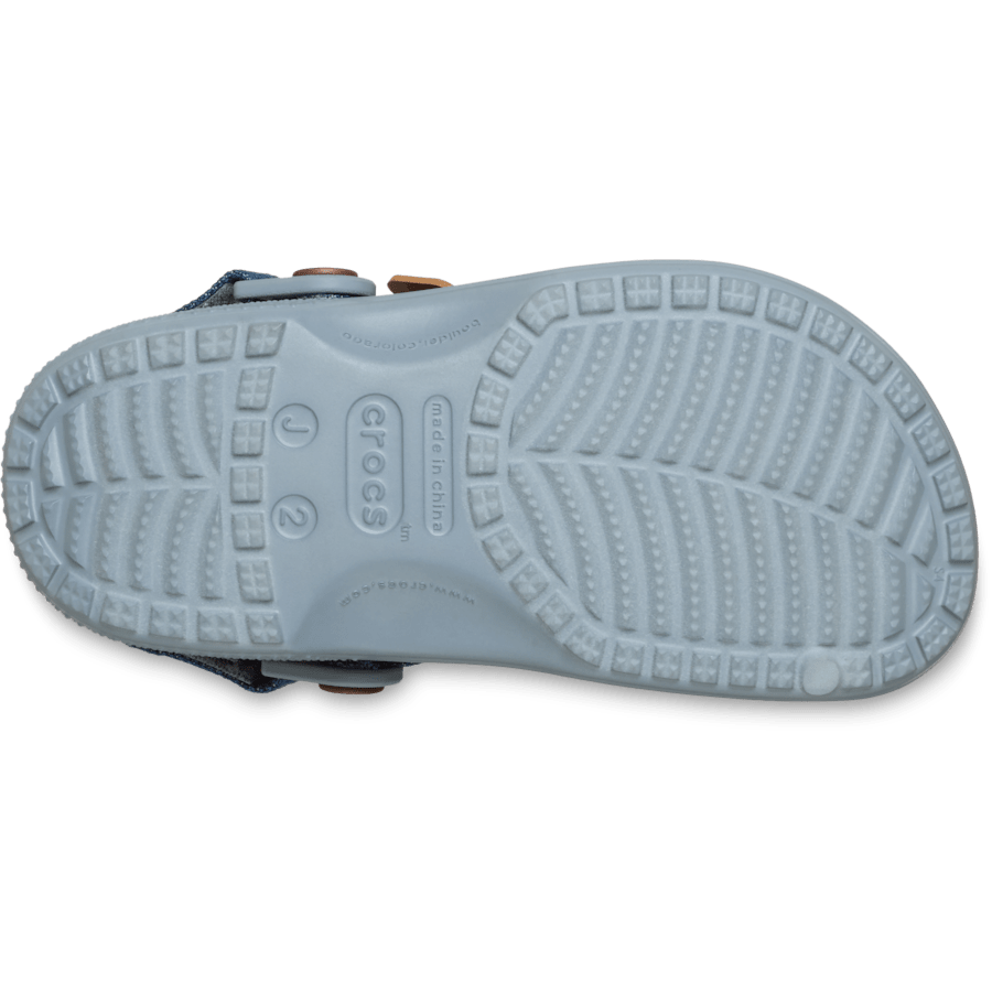 Crocs - Kids' Classic Denim Adjustable Backstrap Clog Kids