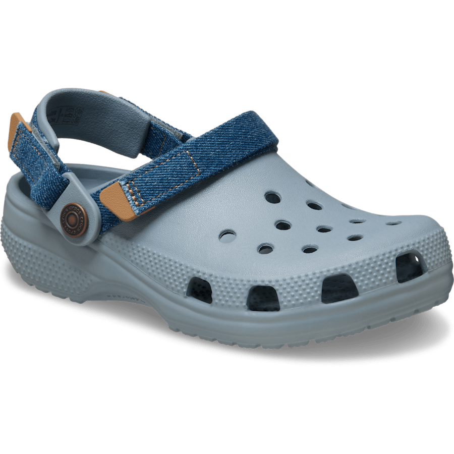 Crocs - Kids' Classic Denim Adjustable Backstrap Clog Kids