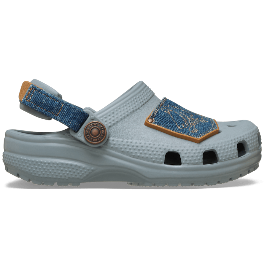 Crocs - Toddler Classic Denim Adjustable Backstrap Clog Kids