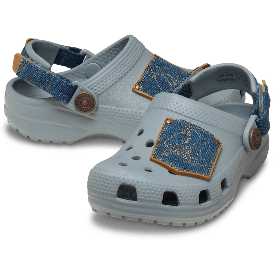 Crocs - Toddler Classic Denim Adjustable Backstrap Clog Kids
