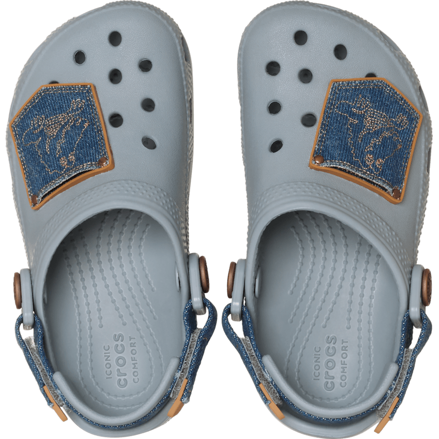 Crocs - Toddler Classic Denim Adjustable Backstrap Clog Kids