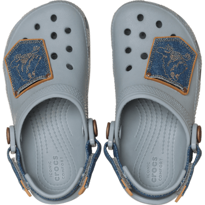 Crocs - Toddler Classic Denim Adjustable Backstrap Clog Kids