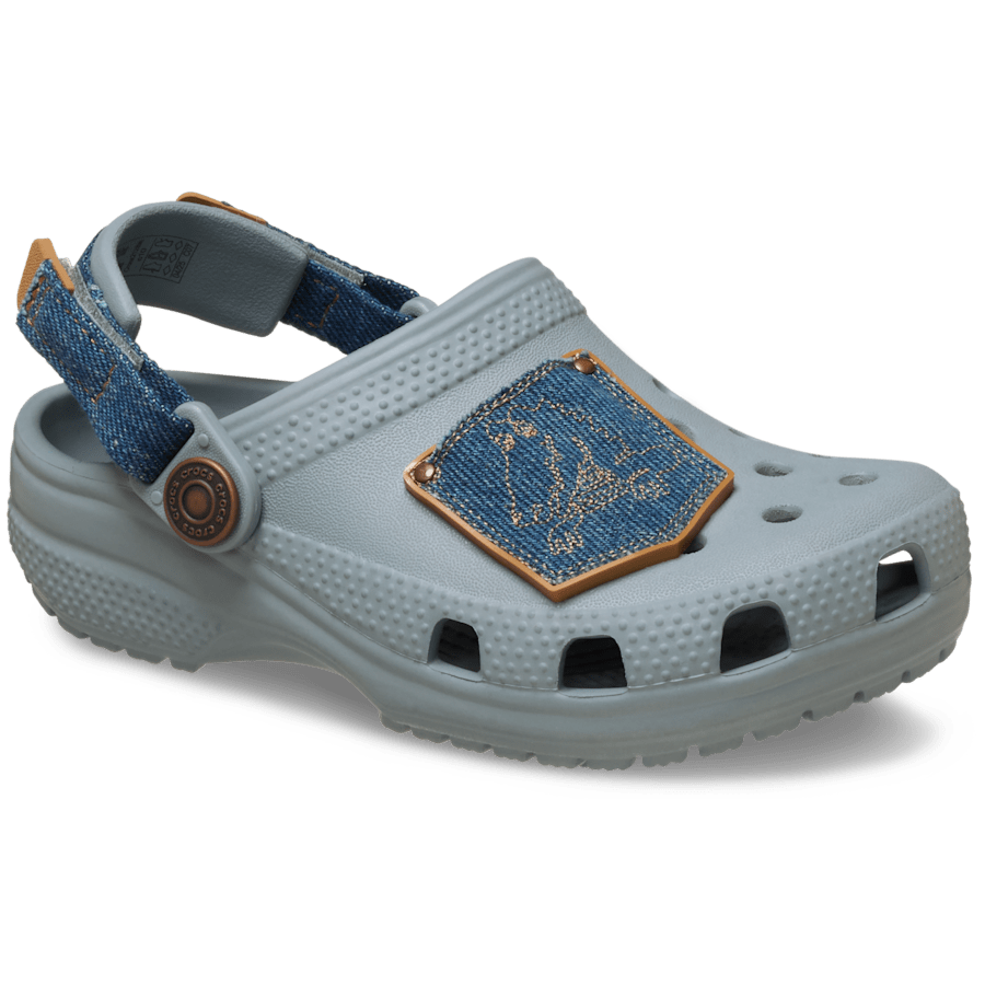 Crocs - Toddler Classic Denim Adjustable Backstrap Clog Kids