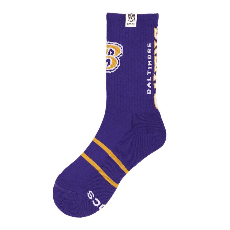 Crocs - NFL Baltimore Ravens Crocs Socks Men