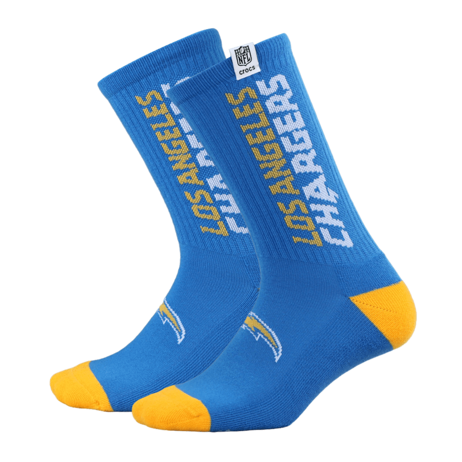 Crocs - NFL Los Angeles Chargers Crocs Socks Men