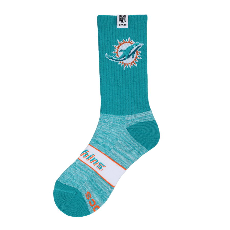 Crocs - NFL Miami Dolphins Crocs Socks Men