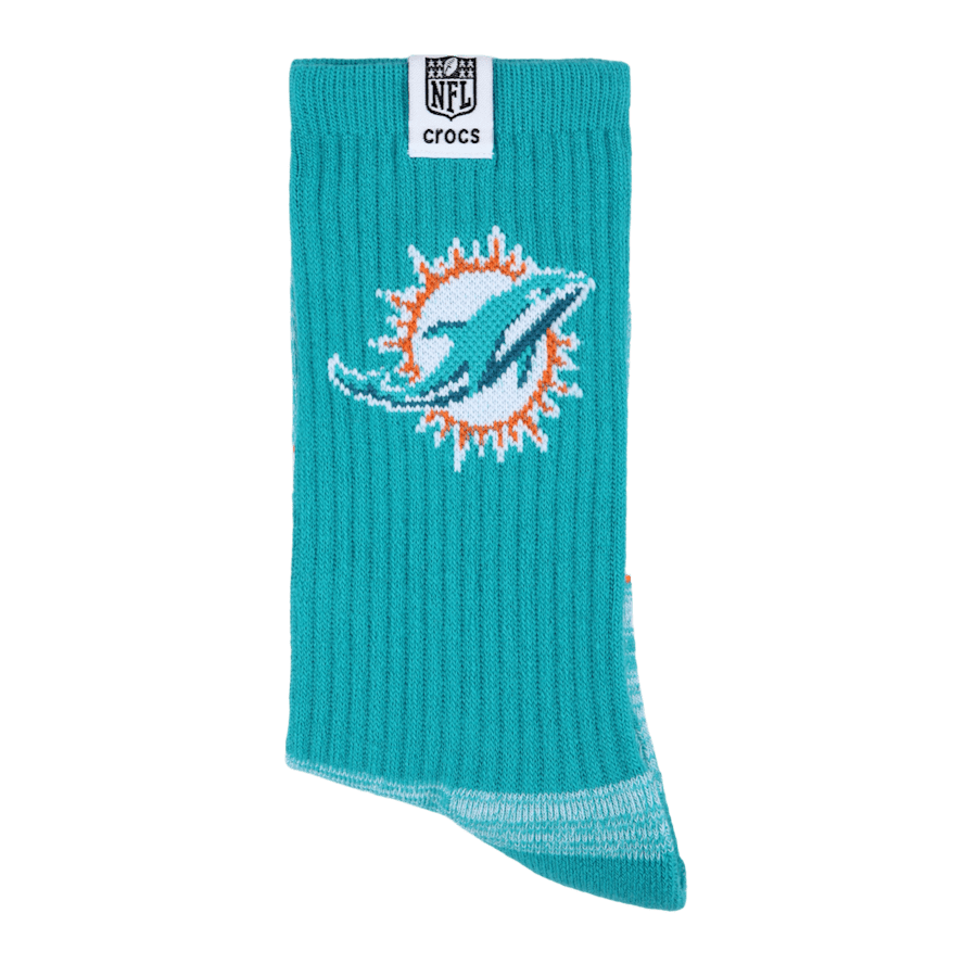 Crocs - NFL Miami Dolphins Crocs Socks Men