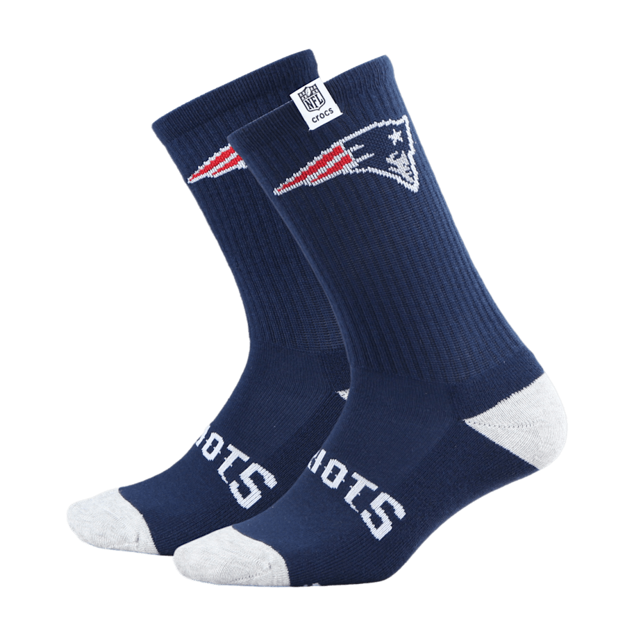 Crocs - NFL New England Patriots Crocs Socks Men