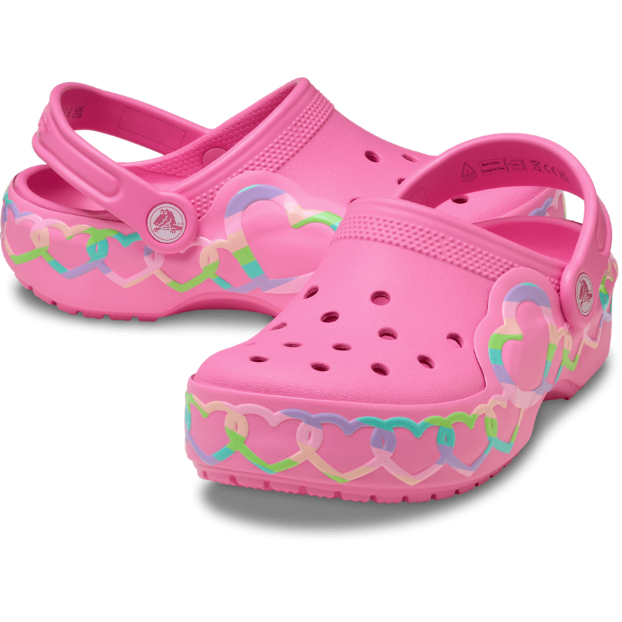 Crocs - Kids' Classic Heart Lights Clog Kids