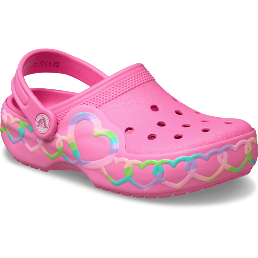 Crocs - Kids' Classic Heart Lights Clog Kids