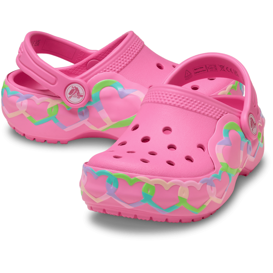 Crocs - Toddler Classic Heart Lights Clog Kids