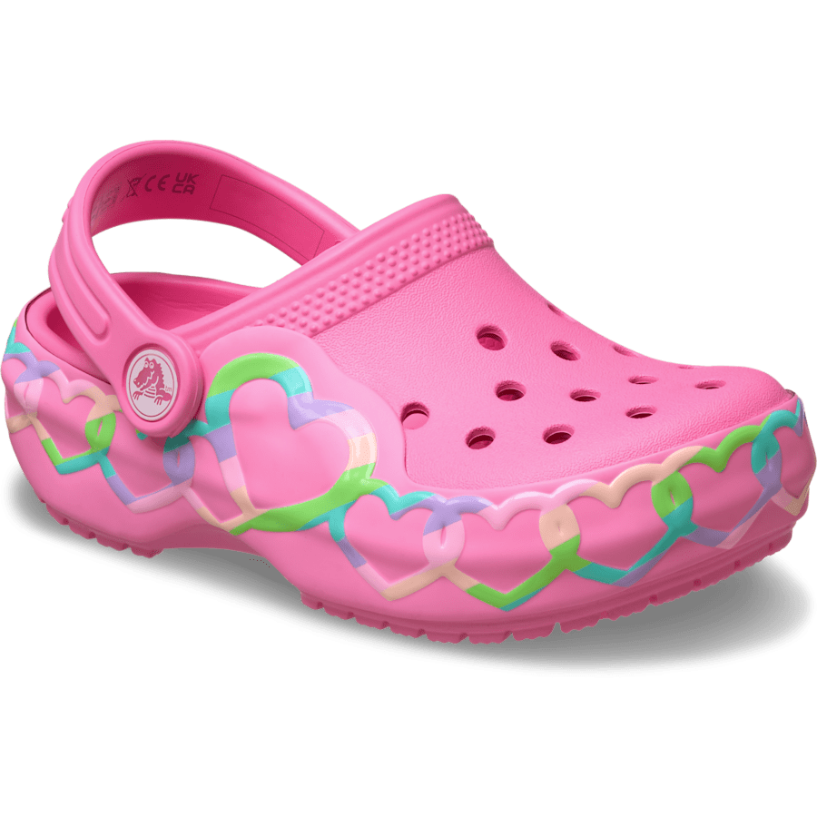 Crocs - Toddler Classic Heart Lights Clog Kids