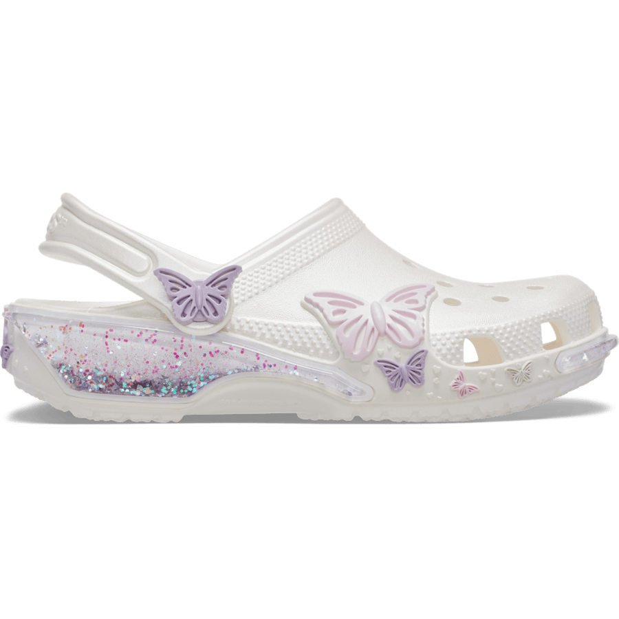 Crocs - Toddler Classic Butterfly Sparkle Shaker Clog Kids