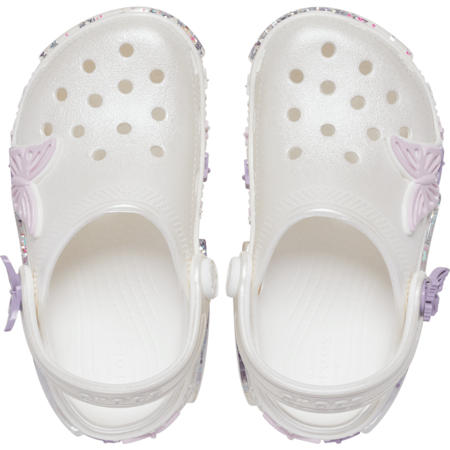 Crocs - Toddler Classic Butterfly Sparkle Shaker Clog Kids