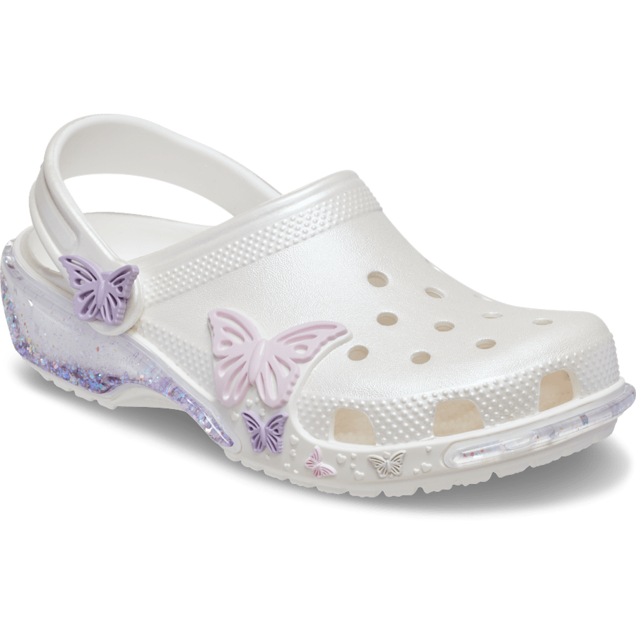 Crocs - Toddler Classic Butterfly Sparkle Shaker Clog Kids