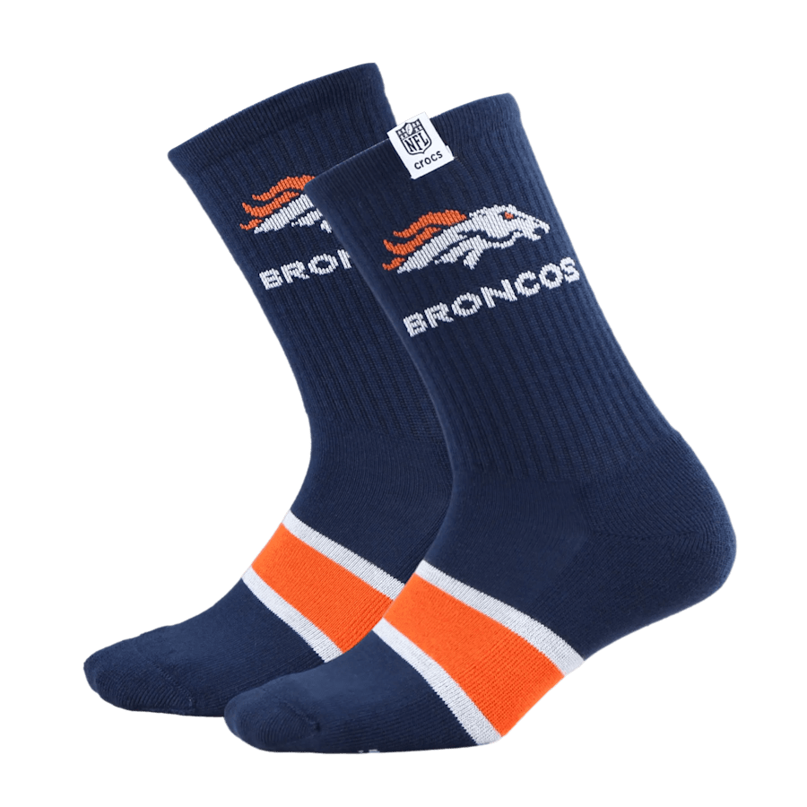 Crocs - NFL Denver Broncos Crocs Socks Men
