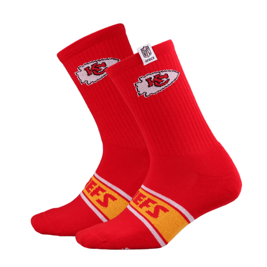 Crocs - NFL Kansas City Chiefs Crocs Socks Men