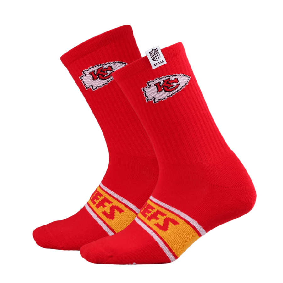 Crocs - NFL Kansas City Chiefs Crocs Socks Men