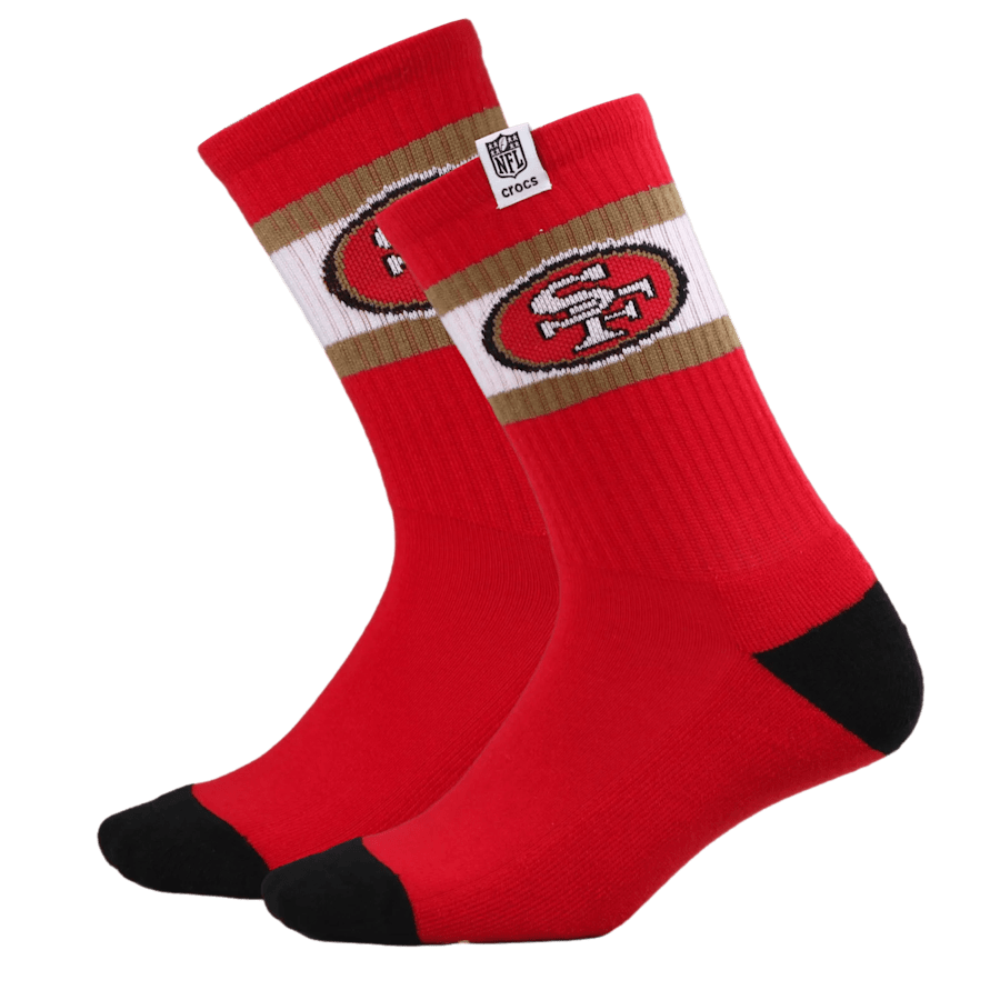 Crocs - NFL San Francisco 49ers Crocs Socks Men